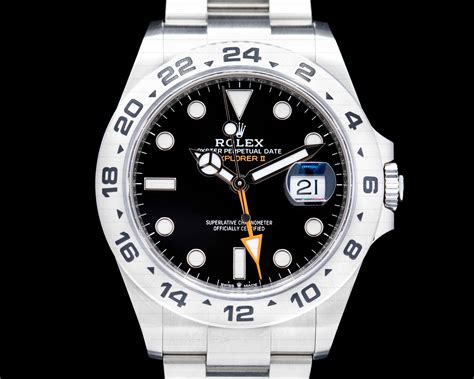 rolex explorer 2 lancette marroni|rolex explorer 226570.